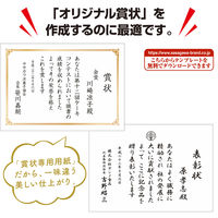 ササガワ 手作り賞状作成用紙 白 B5判 10-1959 1袋(10枚入)