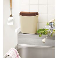 伊勢藤 スイング式くず入 ペンデル 3L ベージュ 4950672657872 1個