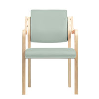 藤沢工業 ナチュラル ウッドチェア オールドブルー 福祉用イス 介護用イス スタッキング 木製イス 木製チェア 天然木 1脚