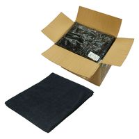 小野商事 フェイスタオル サロン用スレン染め ブラック 240匁 ショートパイル 34×85cm AG1630 1セット(1袋(5枚入)×20)