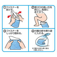 ケンユー 携帯ミニトイレ プルプルS 2SAP-100 2個入 1袋(2個入)（直送品）