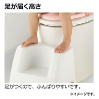 リッチェル トイレサポートステップホワイト 4945680202589 1個（直送品）