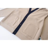 ボンマックス ユニセックスカーディガン ネイビー 4L BKJ0703 1着（直送品）