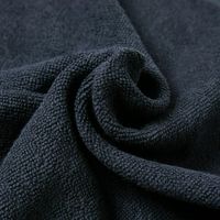 小野商事 フェイスタオル サロン用スレン染め ブラック 240匁 ショートパイル 34×85cm AG1630 1袋(5枚入)