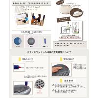 バランスクッション 青い鳥 1個 FUJIEI エクサイズ カバー付き 骨盤矯正 体幹トレーニング デスクワーク 動物柄 かわいい