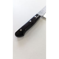 インテックカネキ 翁流 黒合板柄青紙鋼梨地砥包丁 三徳 刃渡165mm 113047 1本（直送品）