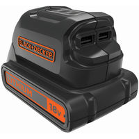 ブラック&デッカー B&D 18VUSBアダプター BDUSB18 1個（直送品）