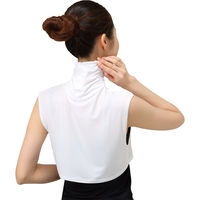 おたふく手袋 フィットスタイル UVネックカバー 付け襟タイプ ホワイト UV-3899 1パック（直送品）