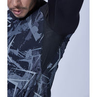 おたふく手袋 BT冷感・消臭パワーストレッチ 長袖クルーネックシャツ カモフラ×ブラック L JW-623 1枚（直送品）