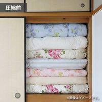 東和産業 圧縮袋 大きめふとん用 L スティック掃除機対応 80736 1枚 シングル ダブル 高速  スティック掃除機対応 バルブ付 掛け布団 毛布