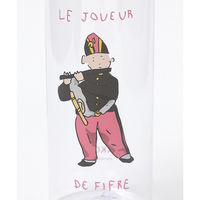 （世界の名作）クリアボトル500ml 笛を吹く少年 LAKOLE/ラコレ