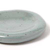 美濃焼き丸形箸置き ブルー 1セット（1個×2） LAKOLE/ラコレ