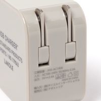 【LAKOLE/ラコレ】 USBポートA2口 アイボリー