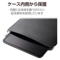 11インチ iPad Pro (M4) ケース レザー スリップインタイプ 黒 TB-A24PMPPLS2BK エレコム 1個（直送品）