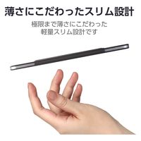 13インチ iPad Air (M2) 2024年用 ケース レザー フラップ 黒 TBWA24XWVPF2BK エレコム 1個