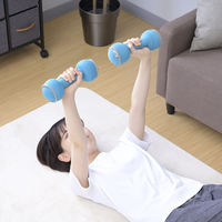 安全ソフトダンベル ふわベル 2.0kg SFTD-2.0 1個 柔らかな砂状の重り 安心設計 落下対策 リハビリ 運動 高齢者 医療 介護 山善