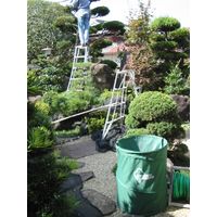 【園芸用品】高芝ギムネ製作所 伸縮式ゴミ箱 持ち手付き 150リットル M-15 1個