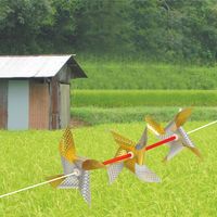 【鳥よけ】 高芝ギムネ製作所 鳥追い3連風車 K-300 1個