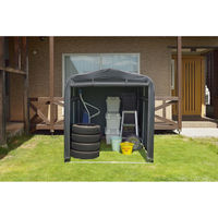 SANKA 簡易万能ガレージ 大 PVC BGC-PVC03GY 1台（直送品）