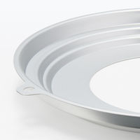 無印良品 アルミ 蒸篭（せいろ）用 受け台 直径20-24cmフライパン対応 1セット（1個×5） 良品計画