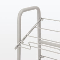 無印良品 スチールパイプ収納ラック ウォームグレー 幅45×奥行29×高さ79cm 良品計画