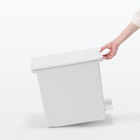 無印良品 再生ポリプロピレン入り ペダル式ダストボックス 両開きフタ付き 小 20/30L袋用 良品計画