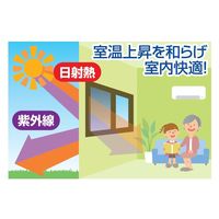 アイデアランズ 窓用遮光・遮熱メッシュシート4枚組 900×1800mm a32850 1セット(4枚入)（直送品）