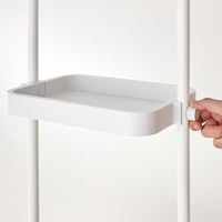 【アウトレット】平安伸銅工業 ランドリーラック 2段 収納 マットホワイト 1台