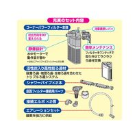 コーナーパワーフィルター1 ブラック ろ過 1個 ジェックス 水槽用
