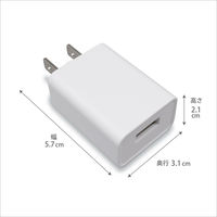 USBアダプター G-1A ホワイト 1セット（1個×3）ジェックス