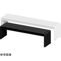 ミヅシマ工業 MSERIESベンチ ブラック 1500 3620621 1個 64-9333-45（直送品）