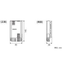 チノー HNーEkseries 壁取付形温湿度計 Pt3線モデル HN-EKB1N 1個 67-4913-60（直送品）