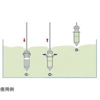 アイシス ステンサイロピッカーパウダーサンプラー 延長ロッド 67-5201-66 1個（直送品）