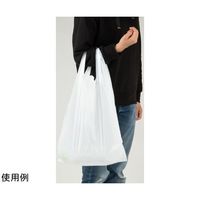 紺屋商事 レジ袋乳白 東60西50号350(500)×600 ケース販売(100枚×10袋入り) 723160 1ケース(1000枚)（直送品）