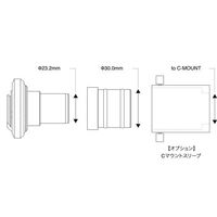 顕微鏡用iPhone取付アダプター インターレンズ(iPod touch用取付けプレート付き) MR-6i-ipod-plate 1セット（直送品）