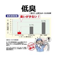 トヨックス スチーム・高温水用耐熱耐圧ホース トヨシリコーンスチームホース 内径15.9mm 20m TSISTM-15-20 1巻（直送品）