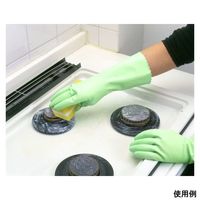 ショーワグローブ ビニトップ厚手 L グリーン 10双入 132-LG 1袋(10双) 68-0323-89（直送品）