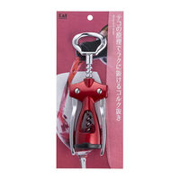 貝印 ワインオープナー コルク抜き 栓抜き ウィング レッド DH8220 1個