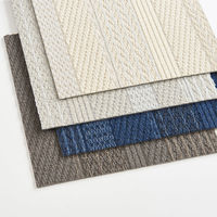 川島織物セルコン ユニットラグ タイルカーペット ケーブルニットIII 500×500mm ブラウン UR2204_BR 1セット(6枚入)（直送品）