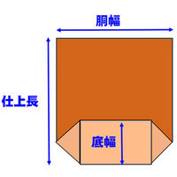 トレンドサイン 宅配用マチ付きクラフト袋 精米袋 5kg~15kg用 ダンボール代替外袋 SKPB-roS 1セット(100枚)（直送品）