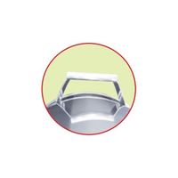 杉山工業 18ー8取手付一体絞りバケツ(目盛付)約10L SH-640B-W 1個 67-2417-74（直送品）