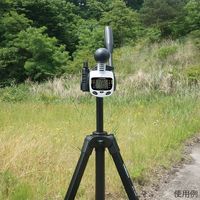 アズワン 黒球型携帯熱中症計 WB-123GT 1個 4-1659-11（直送品）