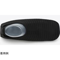 丸五 まもるん 室内シューズ L(28~30cm)ブラック #01 1足 68-0785-20（直送品）