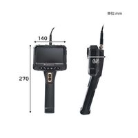 サンコー 2カメラ360度回転式内視鏡1M SMWYSNS1M 1台 68-1905-86（直送品）