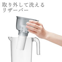 三菱ケミカル・クリンスイ ポット型 浄水器 どこでも置けるスマートサイズ CP503-GR カートリッジ1個付