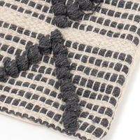 ぽこぽこクッションカバー ブラック LAKOLE/ラコレ