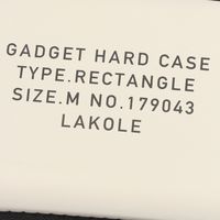 ハードケース（M） オフホワイト LAKOLE/ラコレ