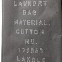 ランドリーバスケット チャコール LAKOLE/ラコレ