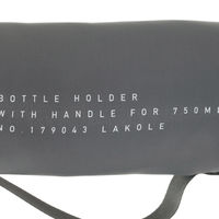 【LAKOLE/ラコレ】 2WAYボトルホルダー（750ml） ダークグレー