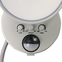 LEDセンサーライト 屋外 AC 100V コンセント 人感センサー 防水 IP65 DSLD10D1(S) DXアンテナ 1個（直送品）